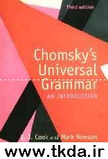 Chomsky's universal grammar an introduction